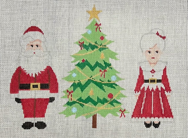 ASIT387 Mr, Mrs Santa & Tree