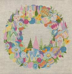 ASIT392-18 Easter Wreath