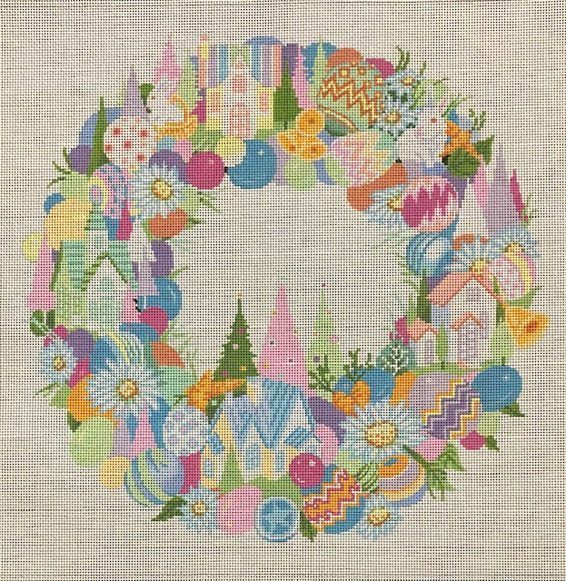 ASIT392-18 Easter Wreath