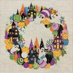 ASIT393-18 Halloween Wreath