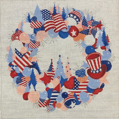 ASIT394 4th of July Wreath