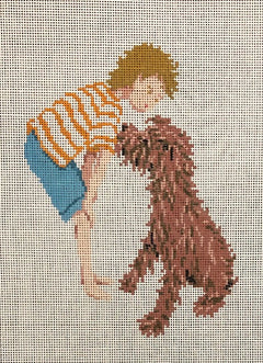 ASIT416 Boy with dog