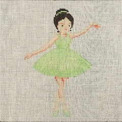 ASIT420 Ballerina in a Green Tutu