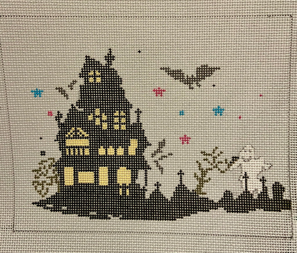 ASIT500H Black House w/headstones