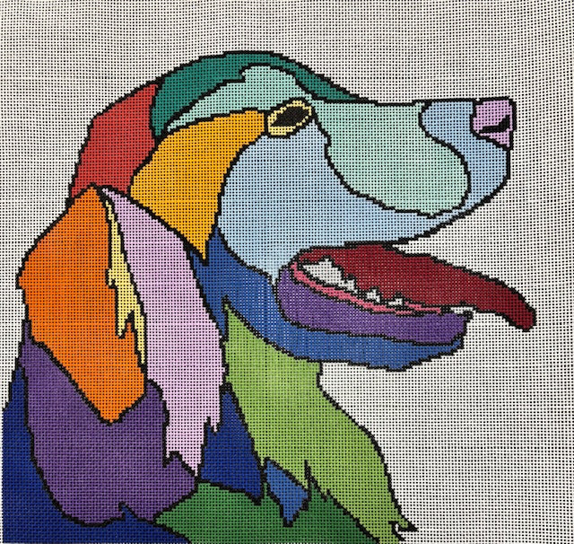 ASIT561 Colorful Dog
