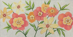 ASIT624 Long Peach Flowers