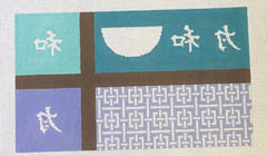 TO204B Asian Lattice B Tote