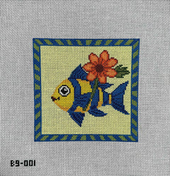 B9-001_AED Tiki Blue Skies & Wildflower Bluefin Fish