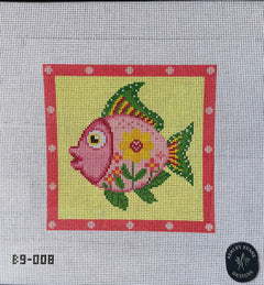 B9-008_AED Peony Petals Beneath the Sea Floral Fish