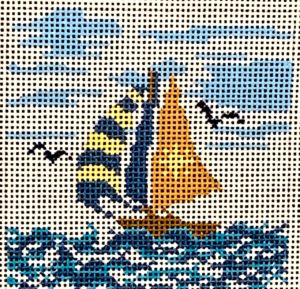 BP-40-13M Sailboat on 13 Mesh
