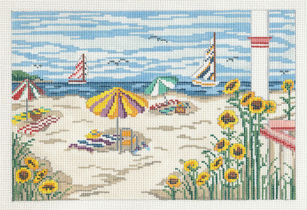 2139-NB Tranquil Summer Beach Scene