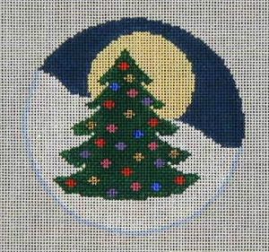 CB-20 Holiday Tree with Moon Ornament - stitchguide available