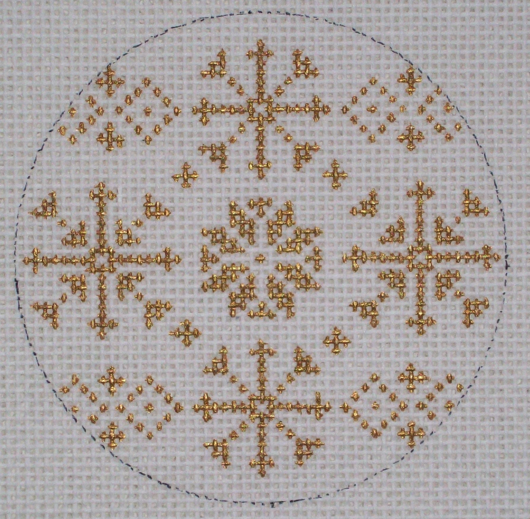 DK-EX26 Gold Snowflakes