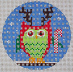 DK-EX32 Owl with Candy Cane