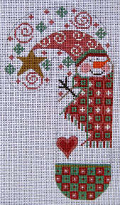 CH-10 Snowman Candy Cane