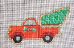 CH-1082 Christmas Cookie - Truck with Tree