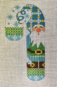 CH-1106 Blue Hat Gnome Candy Cane