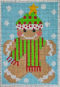 CH-1232 Gingerbread with Striped Scarf