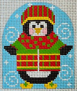 CH-1243 Penguin Ornament - Squares Sweater