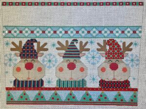 CH-1253 Reindeer Stocking Cuff