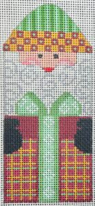 CH-1288 Santa with Burgundy Present
