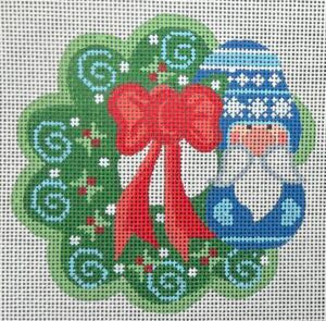 CH-1296 Wreath Ornament - Gnome