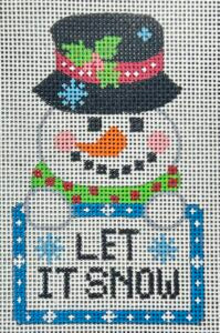 CH-1410 Snowman Tag - Let It Snow