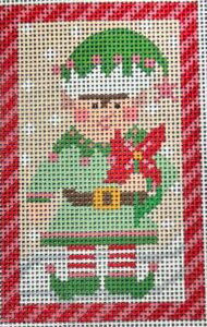 CH-1545 Elf Holding Poinsettia 13 Mesh