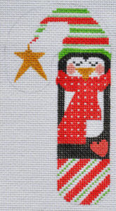 CH-157 Heart Penguin Candy Cane
