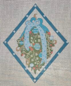 CH-1618 Diamond - Blue Ornaments