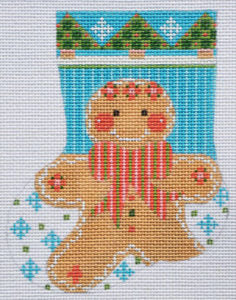 CH-172-13M Gingerbread Girl Stocking on 13M