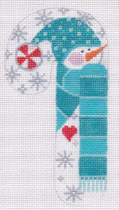 CH-24-13M Snowman Peppermint Candy Cane
