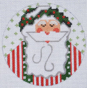 CH-325 Santa with Wreath Ornament