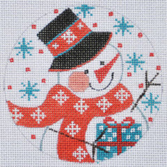 CH-331 Snowman with Present Ornament