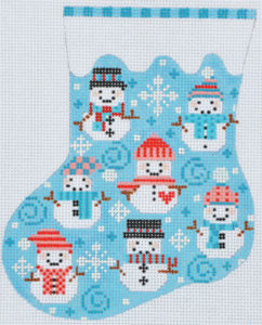 CH-394 Snowmen Mini Stocking