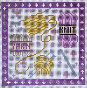 CH-494 Knitting Square