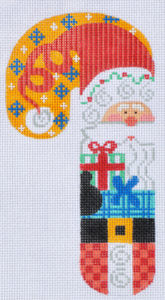 CH-56 Santa With Present Candy Cane