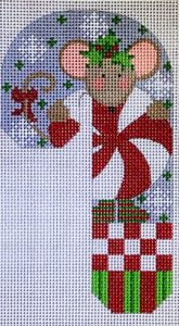 CH-689 Mouse with Peppermint Candy Cane