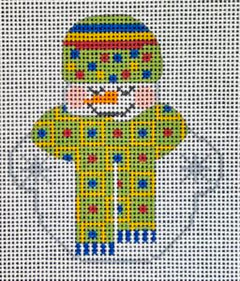 CH-725 Snowman with Dotted Scarf