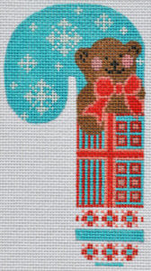 WTP-10 teddy bear candy cane