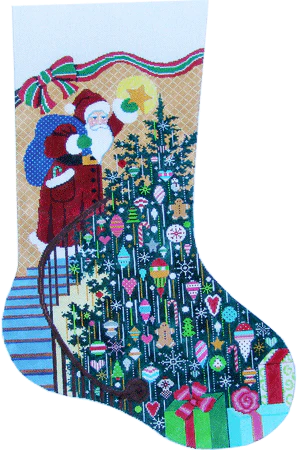 ST-CS48 Santa's Finishing Touch Stocking