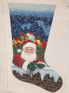 vwaxs330 santa chimney stocking
