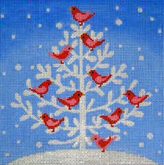D8134 Snow Bird Tree
