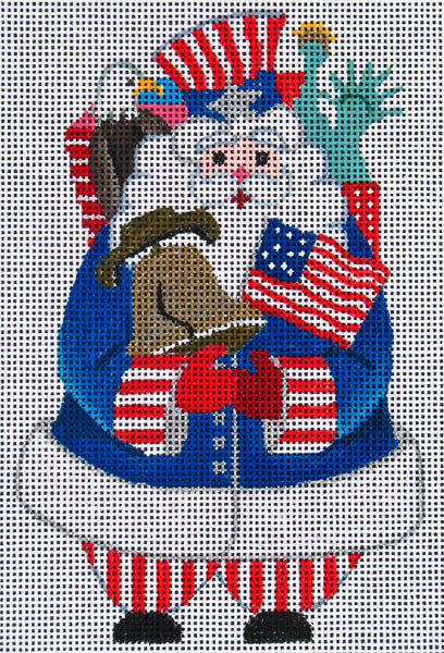 DF102 Patriotic Santa