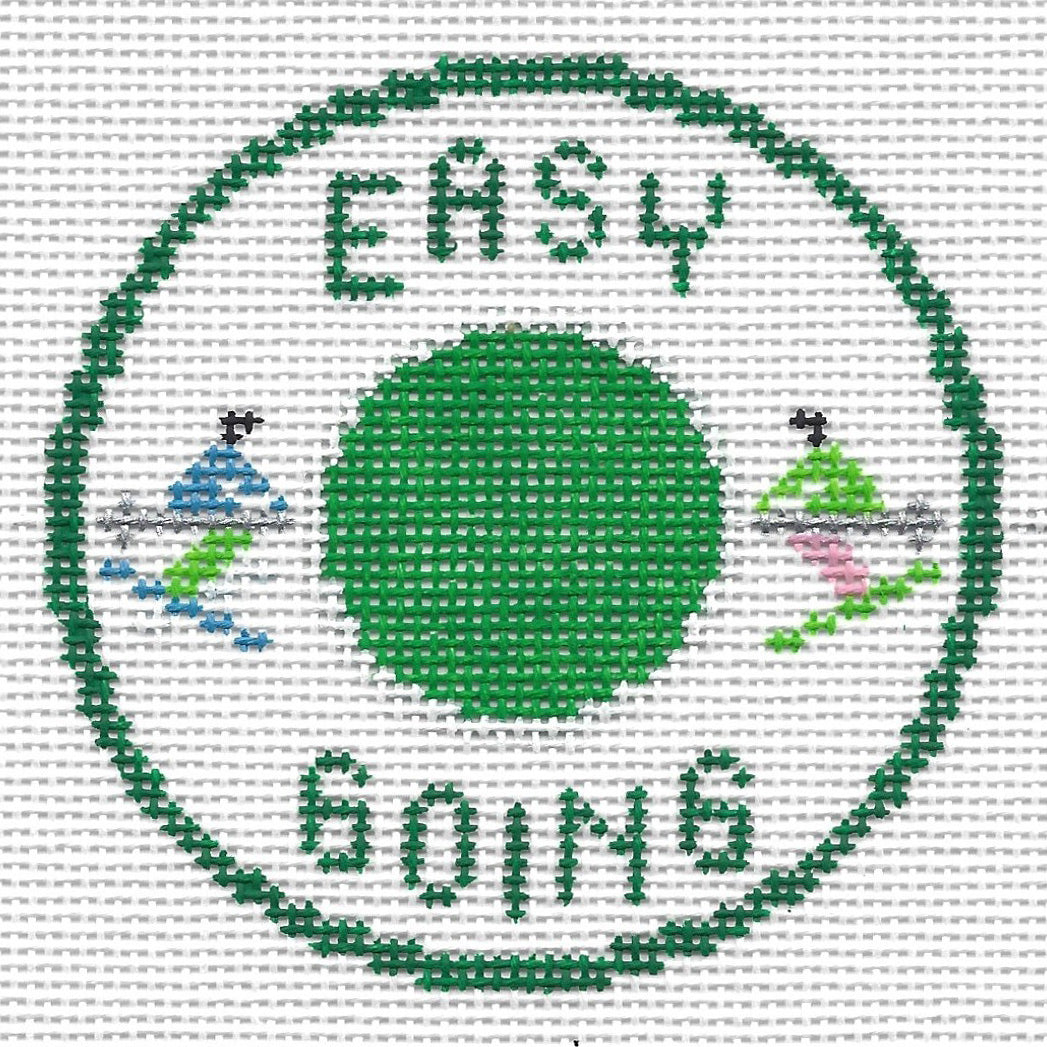 Doolittle Stitchery B662 Easy Going Badge
