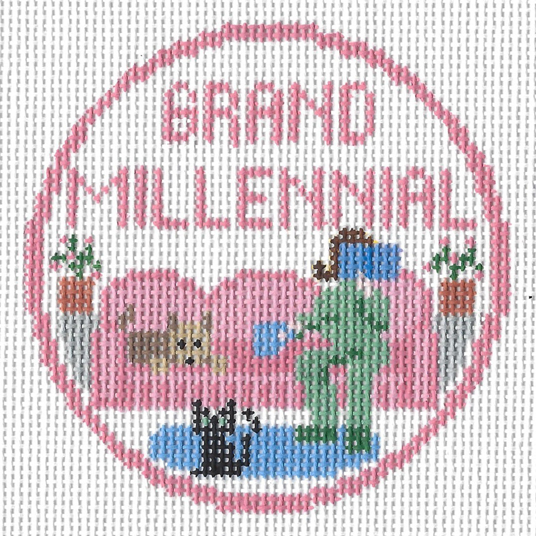 Doolittle Stitchery B670 Grand Millennial Badge