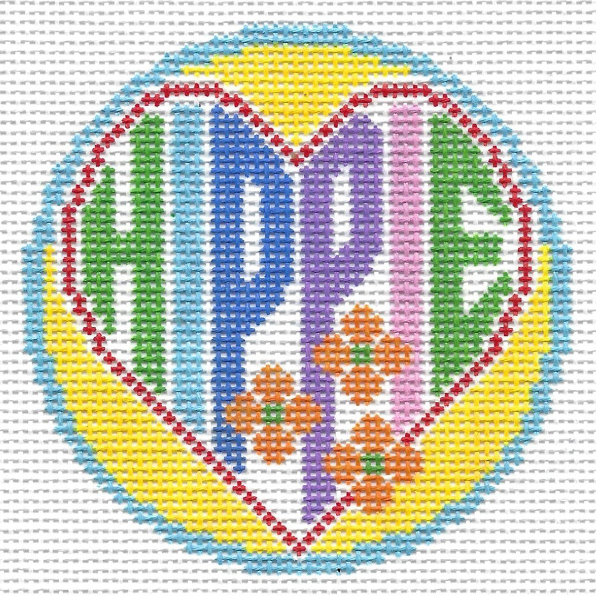 Doolittle Stitchery B671 Hippie Badge