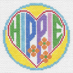 Doolittle Stitchery B671 Hippie Badge