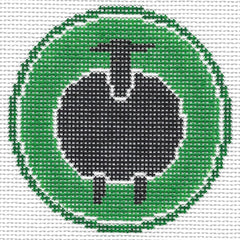 Doolittle Stitchery B675 Black Sheep Badge