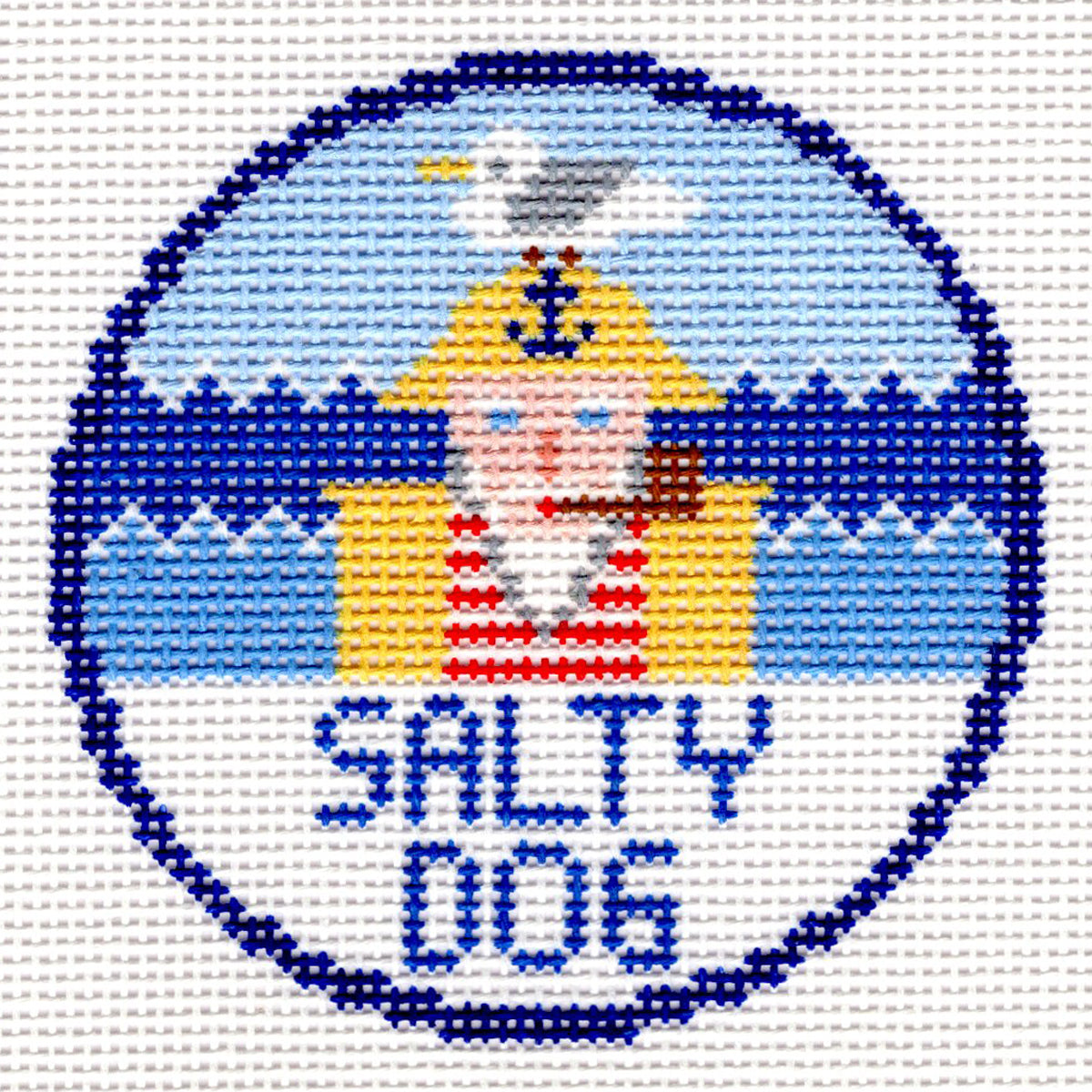 Doolittle Stitchery B677 Salty Dog Badge